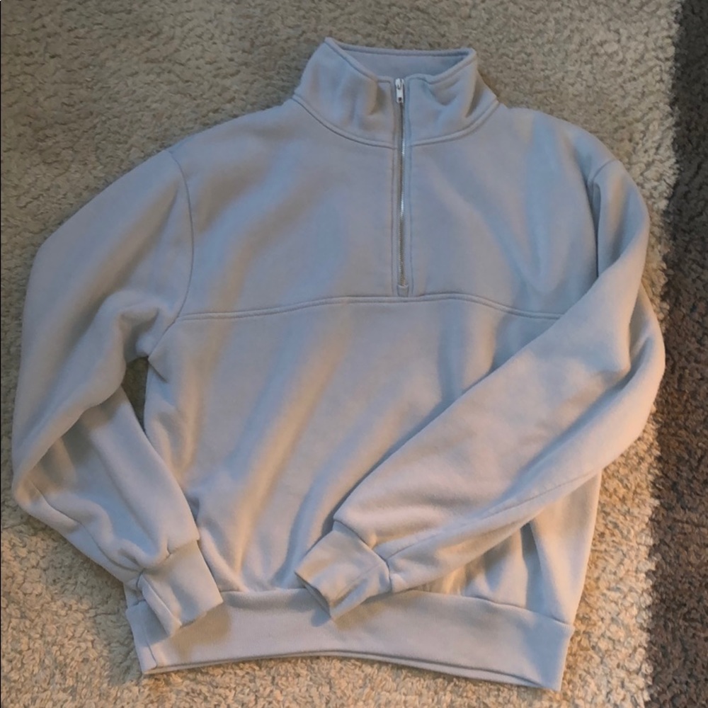 brandy melville quarter zip